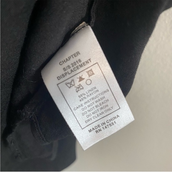 NWT Carolina Herrera Black Tunic M - Picture 2 of 7